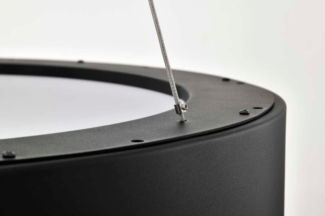 Pendant Nuvo 62-1458R1 Orbit - 30 Watt LED Pendant - CCT Selectable 3000K/4000K/5000K - Black Finish Nuvo