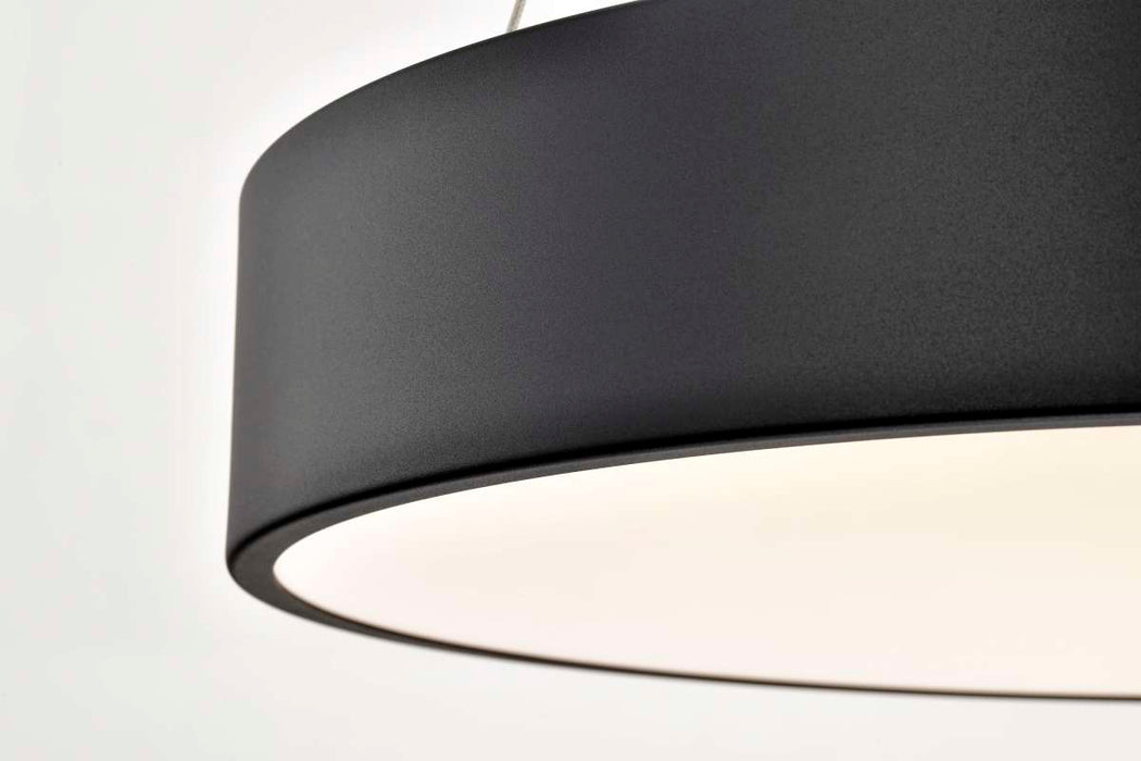 Pendant Nuvo 62-1458R1 Orbit - 30 Watt LED Pendant - CCT Selectable 3000K/4000K/5000K - Black Finish Nuvo