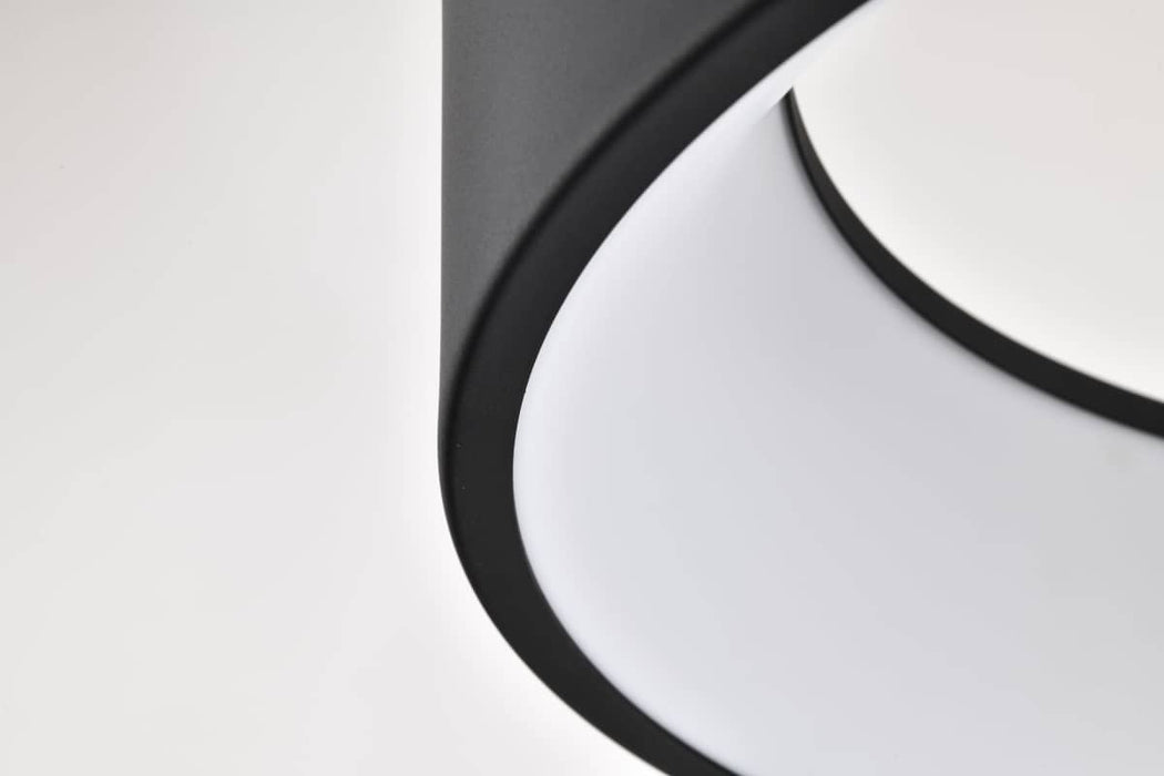 Pendant Nuvo 62-1458R1 Orbit - 30 Watt LED Pendant - CCT Selectable 3000K/4000K/5000K - Black Finish Nuvo