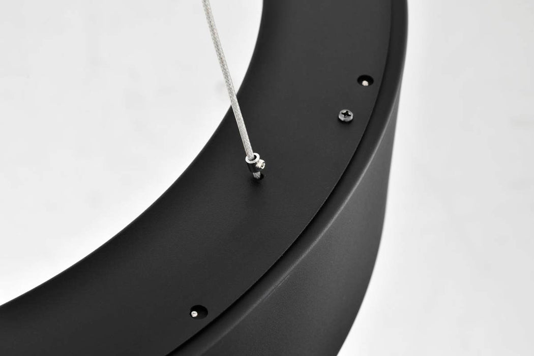 Pendant Nuvo 62-1458R1 Orbit - 30 Watt LED Pendant - CCT Selectable 3000K/4000K/5000K - Black Finish Nuvo
