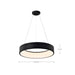Pendant Nuvo 62-1458R1 Orbit - 30 Watt LED Pendant - CCT Selectable 3000K/4000K/5000K - Black Finish Nuvo