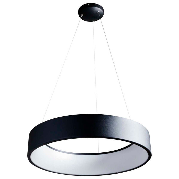 Pendant Nuvo 62-1458 Orbit - 30W LED Pendant - Black Finish Nuvo