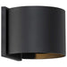 Sconce Nuvo 62-1464R1 Lightgate - 5 Watt LED Sconce - Matte Black Finish - Round - 3000K Nuvo