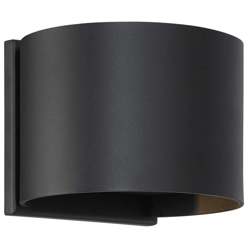 Sconce Nuvo 62-1464R1 Lightgate - 5 Watt LED Sconce - Matte Black Finish - Round - 3000K Nuvo
