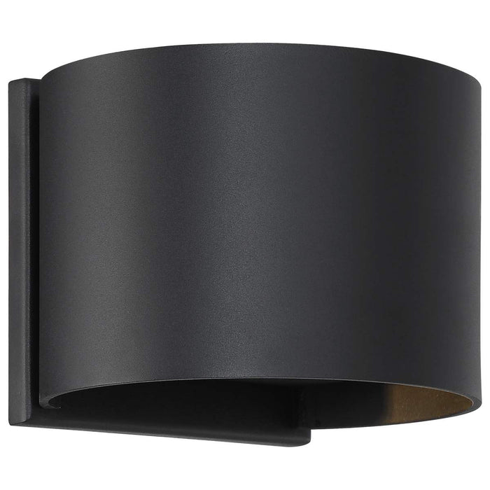 Sconce Nuvo 62-1464R1 Lightgate - 5 Watt LED Sconce - Matte Black Finish - Round - 3000K Nuvo