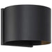 Sconce Nuvo 62-1464R1 Lightgate - 5 Watt LED Sconce - Matte Black Finish - Round - 3000K Nuvo