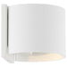 Sconce Nuvo 62-1465R1 Lightgate - 5 Watt LED Sconce - Matte White Finish - Round - 3000K Nuvo