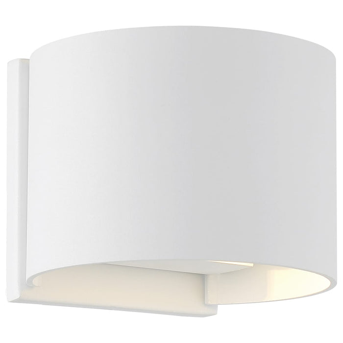 Sconce Nuvo 62-1465R1 Lightgate - 5 Watt LED Sconce - Matte White Finish - Round - 3000K Nuvo