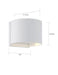 Sconce Nuvo 62-1465 Lightgate - LED Sconce - 5W - Matte White Finish - 3000K Nuvo