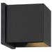Sconce Nuvo 62-1466R1 Lightgate - 5 Watt LED Sconce - Matte Black Finish - Square - 3000K Nuvo