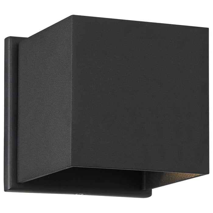 Sconce Nuvo 62-1466R1 Lightgate - 5 Watt LED Sconce - Matte Black Finish - Square - 3000K Nuvo