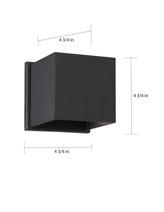 Sconce Nuvo 62-1466 Lightgate - LED Sconce - 5W - Matte Black Finish - 3000K Nuvo