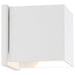 Sconce Nuvo 62-1467R1 Lightgate - 5 Watt LED Sconce - Matte White Finish - Square - 3000K Nuvo