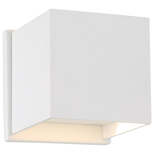 Sconce Nuvo 62-1467R1 Lightgate - 5 Watt LED Sconce - Matte White Finish - Square - 3000K Nuvo