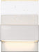 Sconce Nuvo 62-1501 Ellusion - LED Small Wall Sconce - 15W - Polished Nickel Finish with Seeded Glass Nuvo