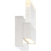 Sconce Nuvo 62-1502 Ellusion - LED Medium Wall Sconce - 15W - Polished Nickel Finish with Seeded Glass Nuvo