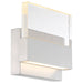 Sconce Nuvo 62-1502 Ellusion - LED Medium Wall Sconce - 15W - Polished Nickel Finish with Seeded Glass Nuvo