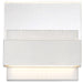 Sconce Nuvo 62-1502 Ellusion - LED Medium Wall Sconce - 15W - Polished Nickel Finish with Seeded Glass Nuvo