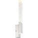 Sconce Nuvo 62-1503 Ellusion - LED Large Wall Sconce - 13W - Polished Nickel Finish with Seeded Glass Nuvo
