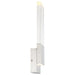 Sconce Nuvo 62-1503 Ellusion - LED Large Wall Sconce - 13W - Polished Nickel Finish with Seeded Glass Nuvo