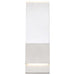 Sconce Nuvo 62-1503 Ellusion - LED Large Wall Sconce - 13W - Polished Nickel Finish with Seeded Glass Nuvo
