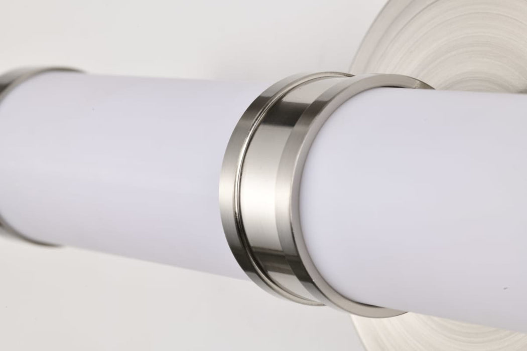 Vanity Nuvo 62-1534 Kagen Small Vanity - LED - Brushed Nickel Finish - White Acrylic Lens Nuvo