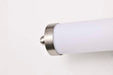 Vanity Nuvo 62-1534 Kagen Small Vanity - LED - Brushed Nickel Finish - White Acrylic Lens Nuvo