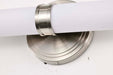Vanity Nuvo 62-1534 Kagen Small Vanity - LED - Brushed Nickel Finish - White Acrylic Lens Nuvo
