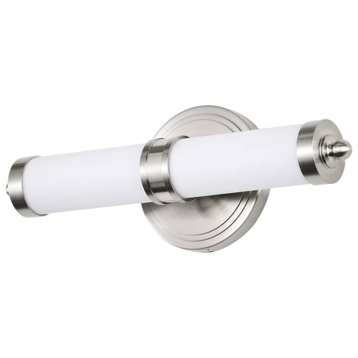 Vanity Nuvo 62-1534 Kagen Small Vanity - LED - Brushed Nickel Finish - White Acrylic Lens Nuvo