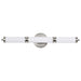 Vanity Nuvo 62-1535 Kagen Medium Vanity - LED - Brushed Nickel Finish - White Acrylic Lens Nuvo