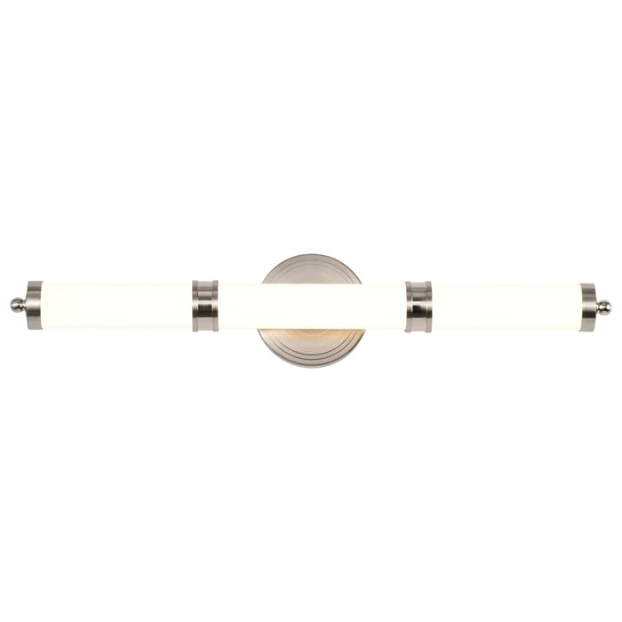 Vanity Nuvo 62-1535 Kagen Medium Vanity - LED - Brushed Nickel Finish - White Acrylic Lens Nuvo