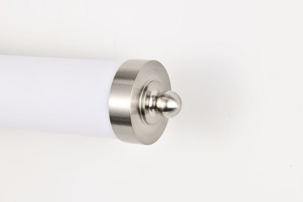 Vanity Nuvo 62-1535 Kagen Medium Vanity - LED - Brushed Nickel Finish - White Acrylic Lens Nuvo