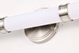 Vanity Nuvo 62-1535 Kagen Medium Vanity - LED - Brushed Nickel Finish - White Acrylic Lens Nuvo