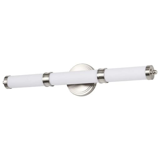 Vanity Nuvo 62-1535 Kagen Medium Vanity - LED - Brushed Nickel Finish - White Acrylic Lens Nuvo