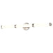 Vanity Nuvo 62-1536 Kagen Large Vanity - LED - Brushed Nickel Finish - White Acrylic Lens Nuvo