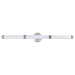 Vanity Nuvo 62-1536 Kagen Large Vanity - LED - Brushed Nickel Finish - White Acrylic Lens Nuvo