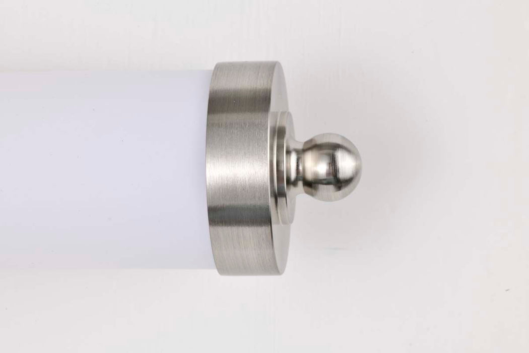 Vanity Nuvo 62-1536 Kagen Large Vanity - LED - Brushed Nickel Finish - White Acrylic Lens Nuvo
