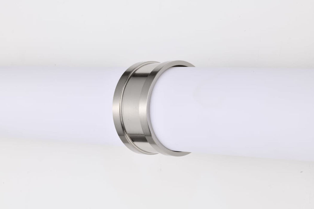 Vanity Nuvo 62-1536 Kagen Large Vanity - LED - Brushed Nickel Finish - White Acrylic Lens Nuvo
