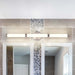 Vanity Nuvo 62-1536 Kagen Large Vanity - LED - Brushed Nickel Finish - White Acrylic Lens Nuvo