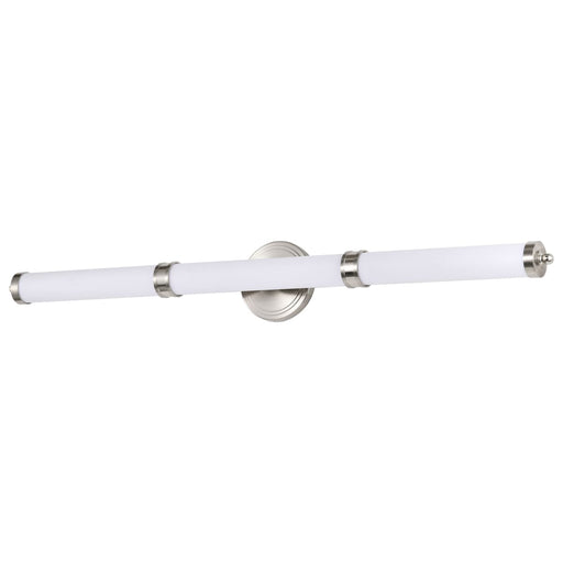 Vanity Nuvo 62-1536 Kagen Large Vanity - LED - Brushed Nickel Finish - White Acrylic Lens Nuvo