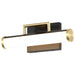Vanity Nuvo 62-1537 Solano Small Vanity - LED - Black and Brushed Brass Finish - White Acrylic Lens Nuvo