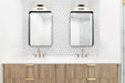 Vanity Nuvo 62-1537 Solano Small Vanity - LED - Black and Brushed Brass Finish - White Acrylic Lens Nuvo