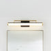 Vanity Nuvo 62-1538 Solano Medium Vanity - LED - Black and Brushed Brass Finish - White Acrylic Lens Nuvo