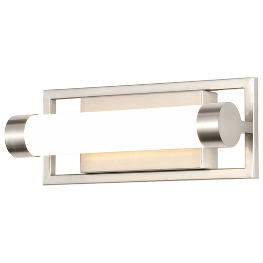 Vanity Nuvo 62-1541 Canal Small Vanity - LED - Brushed Nickel Finish - White Acrylic Lens Nuvo
