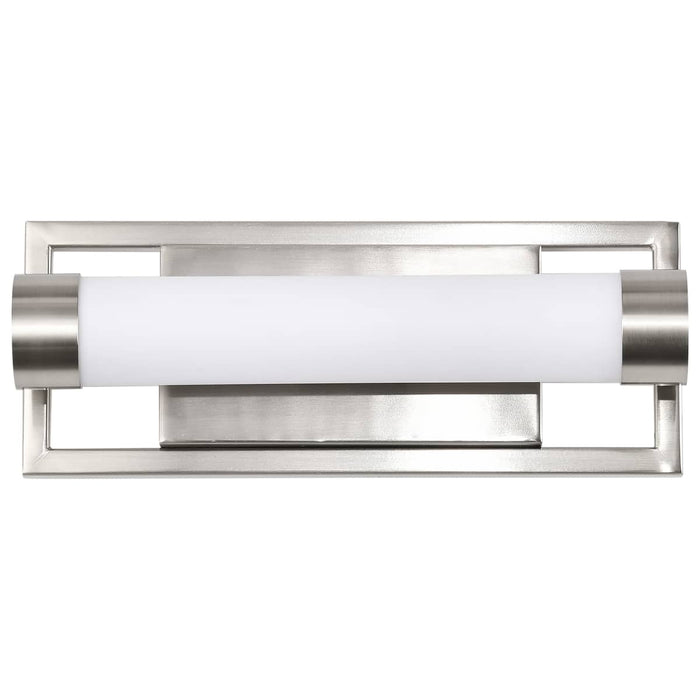 Vanity Nuvo 62-1541 Canal Small Vanity - LED - Brushed Nickel Finish - White Acrylic Lens Nuvo