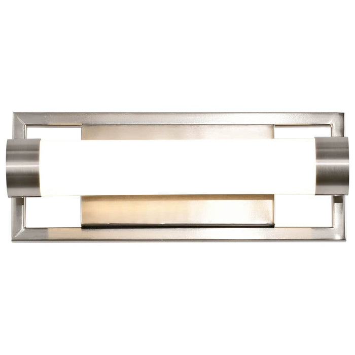 Vanity Nuvo 62-1541 Canal Small Vanity - LED - Brushed Nickel Finish - White Acrylic Lens Nuvo