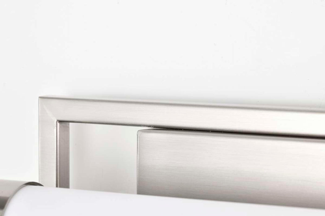 Vanity Nuvo 62-1541 Canal Small Vanity - LED - Brushed Nickel Finish - White Acrylic Lens Nuvo