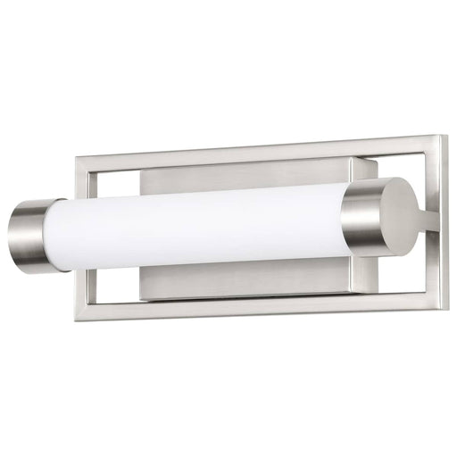 Vanity Nuvo 62-1541 Canal Small Vanity - LED - Brushed Nickel Finish - White Acrylic Lens Nuvo