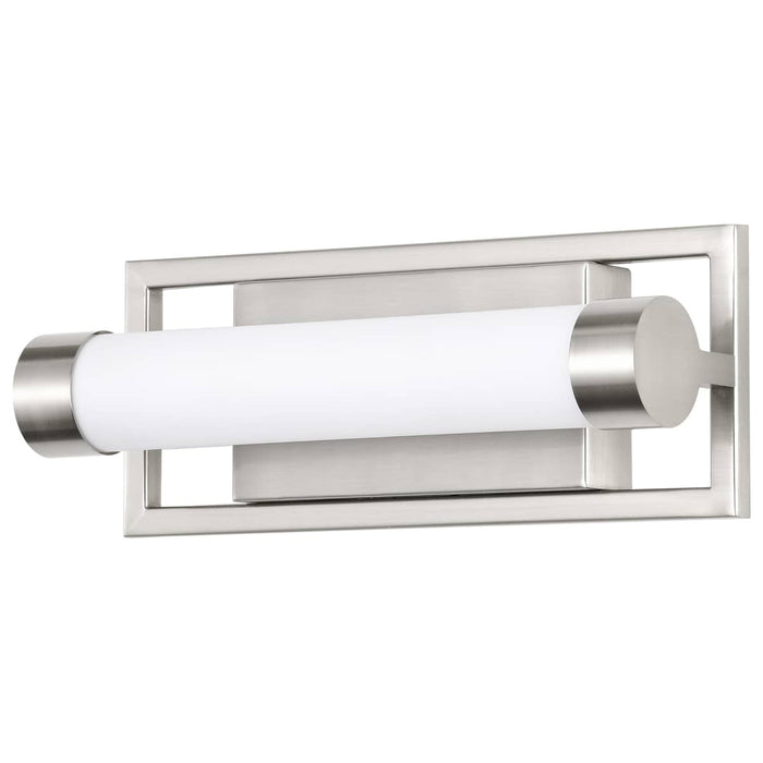 Vanity Nuvo 62-1541 Canal Small Vanity - LED - Brushed Nickel Finish - White Acrylic Lens Nuvo