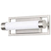 Vanity Nuvo 62-1541 Canal Small Vanity - LED - Brushed Nickel Finish - White Acrylic Lens Nuvo